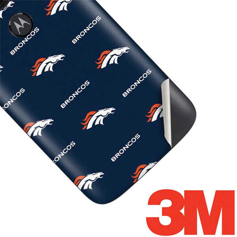 NFL Denver Broncos Blitz Series Moto E5 Play Skin